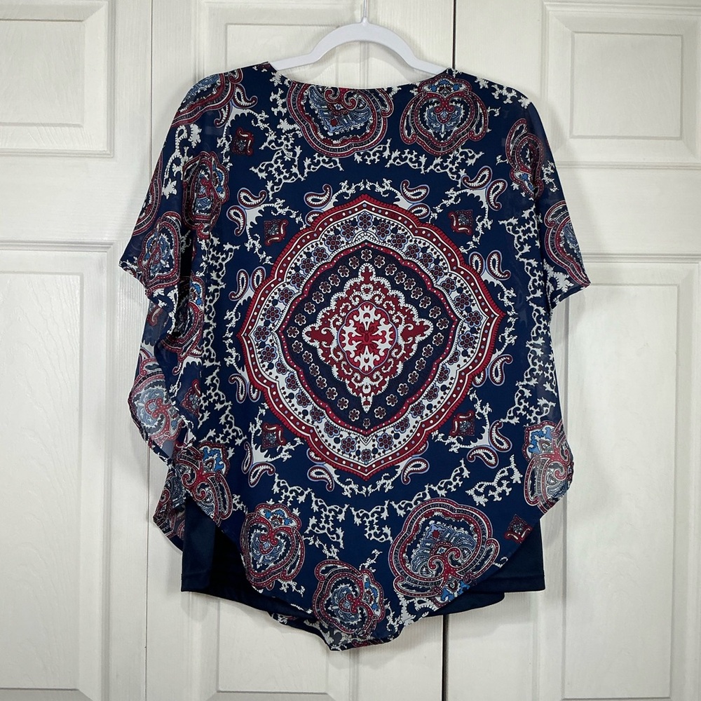 🖤 Westport 1962 Red White and Blue Blouse - Large - Picture 6 of 6